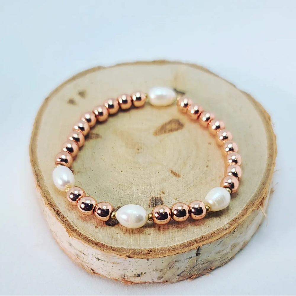 Rose Golden Hematite bracelet